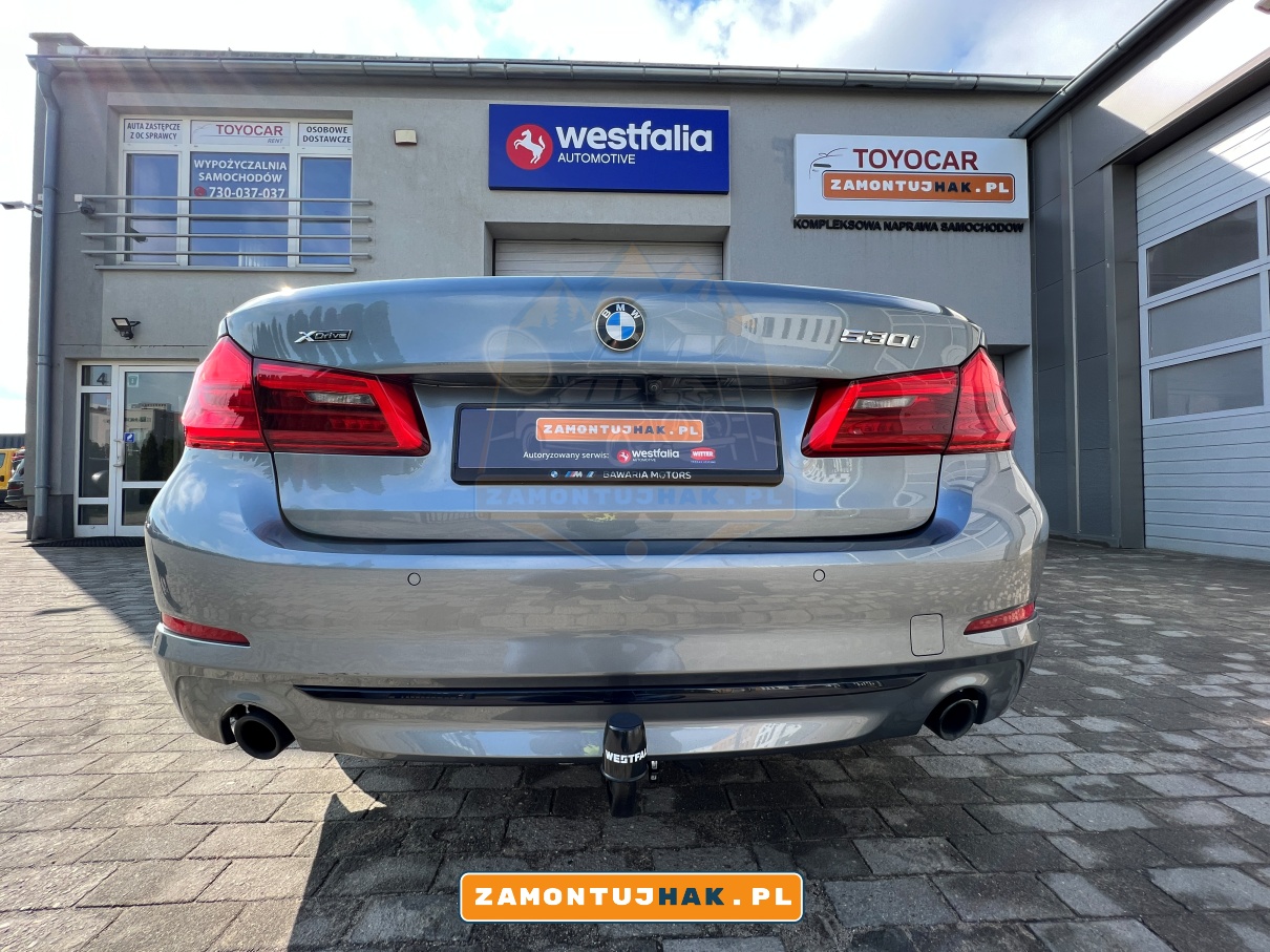 Hak holowniczy Westfalia w BMW 5 G30 - solidność i wytrzymałość na każdą trasę